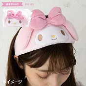日本三麗鷗Sanrio立體造型大人用彈性洗臉髮帶A1244(5款:凱蒂貓美樂蒂酷洛酷企鵝人魚漢頓;適洗顏化妝保養)Hello Kitty髮箍髮飾 粉
