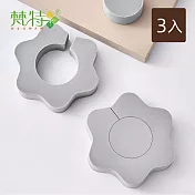 【梵特】花朵造型水龍頭吸水海綿/防水垢海綿-3入