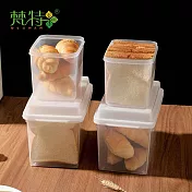 【梵特】麵包吐司保鮮盒/保存盒/食材收納盒-1.6L-3入