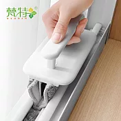 【梵特】多功能窗戶溝槽刷/凹槽清潔刷/角落隙縫刷(附替換布2入)