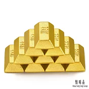 【點睛品】網路獨家款 珍藏金磚造型小金豆10塊 (2.6錢/10克)_計價黃金