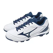 Mizuno 棒壘球鞋 Cushionrevo DIA 寬楦 男鞋 白 藍 支撐 美津濃 11GP2525-14 28.5cm WHITE/NAVY