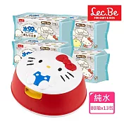 日本LEC Hello Kitty純水 濕紙巾箱購組(造型外盒多款可選擇)