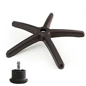 電腦椅專用 五星塑膠腳座 (直徑70cm/固定輪)BASE-001SS