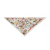 Hermes 愛馬仕 Mille et Un Lapins三角巾(自然/綠色/焦糖色)