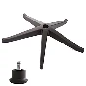電腦椅專用 高腳尼龍腳座 (直徑70cm/固定輪)BASE-014SS