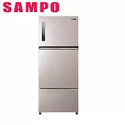 SAMPO聲寶580公升變頻三門冰箱SR-C58DV(Y7)炫彩金