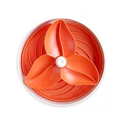 PetDreamHouse 旋轉益智慢食碗-組合-飛盤九重葛-橘 | 寵物碗 藏食碗 嗅聞碗