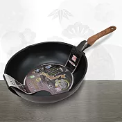 日本製和樂亭IH大金不沾深型炒鍋-32cm-1支