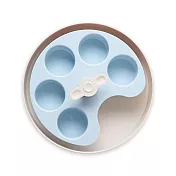 PetDreamHouse 旋轉益智慢食碗-調色盤-嬰兒藍 | 寵物碗 藏食碗 嗅聞碗