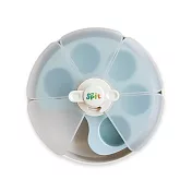 PetDreamHouse 旋轉益智慢食碗-組合-調色盤風扇-嬰兒藍 | 寵物碗 藏食碗 嗅聞碗