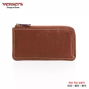 【vensers】牛皮潮流個性皮夾(TJ821002棕色長夾)
