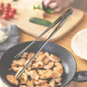 炙趣韓式不鏽鋼料理夾-28cm-12支