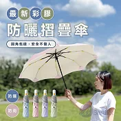 BESTHOT 最新彩膠防曬摺疊傘 淺綠色