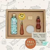 HAPPYMT火漆巧克力5件組-4色可選-加贈模具 薄荷巧克力 / 藍綠色