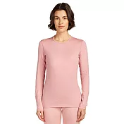 【紐西蘭Icebreaker】女 Tech 圓領長袖上衣-BF260 S 淡裸粉