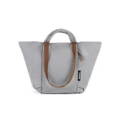 Hellolulu Kylie 縮口2用托特包- 珍珠灰
