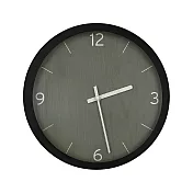 《Umbra》簡約木紋掛鐘(森灰30cm) | 壁掛 時鐘