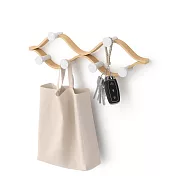 《Umbra》Montage壁掛式收納架 - 波浪原木