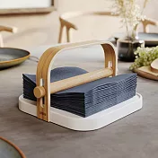 《Umbra》Bellwood餐巾紙架(白) | 紙巾架 面紙盒 紙巾盒 衛生紙盒