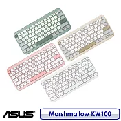ASUS 華碩 Marshmallow 無線鍵盤 KW100 玫瑰粉