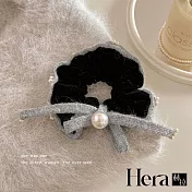 【Hera赫拉】溫柔灰黑蝴蝶結飄帶大長髮圈 三入組 H112121205  三入組