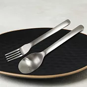 304不鏽鋼寬柄叉匙2件組x6組