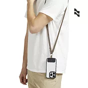 【LOJEL】ILOJ (真皮)手機背帶式掛繩-灰色