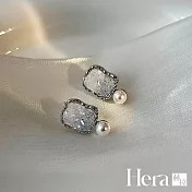 【Hera赫拉】輕奢氣質水晶蝴蝶耳環 H113112005 漸變方形