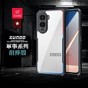 XUNDD訊迪 軍事防摔 POCO M7 4G 鏡頭全包覆 清透保護殼 手機殼(夜幕黑)