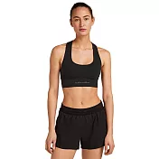 【紐西蘭Icebreaker】女 Zoneknit™ 無縫線運動內衣(附內襯)-260 S 黑色