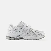 New Balance 1906 [PV1906CA] 中童 運動休閒鞋 復古鞋 寬楦 舒適 魔鬼氈 白灰 17 白/灰