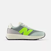 New Balance 370 [PH370DA] 中童 運動休閒鞋 寬楦 簡約 舒適 穿搭 灰綠 19 綠/灰