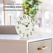Thomas Kent|ARABIC 06吋 英倫風經典 靜音桌鐘/掛鐘-多色可選(壁掛式時鐘 靜音時鐘 英倫風時鐘 桌鐘 客廳壁鐘 掛鐘 室內桌鐘 ) 橡木白