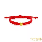 今生金飾 柴利滾滾 黃金串珠手繩 大人手圍約16-18公分