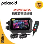 含到府安裝【Polaroid寶麗萊】MS283WGS機車行車記錄器-內附32G卡 (MS279WG升級款 新小蜂鷹)