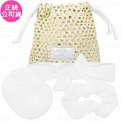 SISLEY希思黎 隨身飾品藤編束口袋(環保水洗清潔棉+洗臉髮帶+毛巾布髮圈)(公司貨)