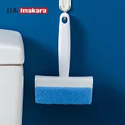 【日本Imakara】浴室玻璃鏡面二合一刮水清潔刷