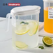 【日本Imakara】一鍵按壓式大容量冷水壺-1.8L