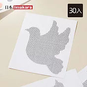 【日本Imakara】可愛動物造型紗窗修補貼/紗網補洞修復貼(10片/包)-3包組- 飛鴿