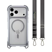 MAGEASY Odyssey Strap M超軍規防摔掛繩手機殼 i17 Pro Max 迷霧/高冷灰