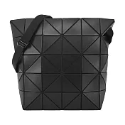 ISSEY MIYAKE 三宅一生 BAOBAOBLOCKY 5X6單肩斜背兩用包 霧面黑