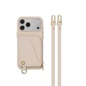 MAGEASY Pouch 錢包掛繩手機殼 i17 Pro Max 玫瑰/玫瑰