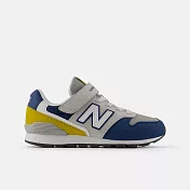 New Balance 996 Hook and Loop 寬楦 男女大童 休閒鞋 YV996TF3-W 19 灰藍色