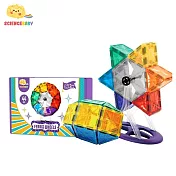 ScienceBaby - 雪鑽磁力片｜摩天輪組44片｜2歲+ 摩天輪組44片