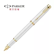 PARKER 派克 新經典系列 鋼筆 限量珠光白