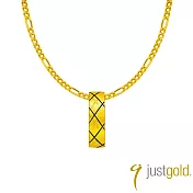 【Just Gold 鎮金店】稜合 TrioLink -映絆 黃金吊墜(不含鍊)