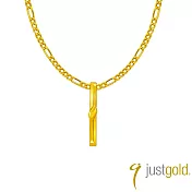 【Just Gold 鎮金店】稜合 TrioLink -雙綴 黃金吊墜(不含鍊)