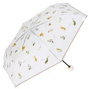 【官方直營】日本Wpc.沖昌之聯名貓肉蹼手把半透明手動折傘  駝色