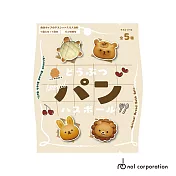 日本NOL-動物麵包入浴球-5入(麵包香/洗澡玩具/交換禮物)